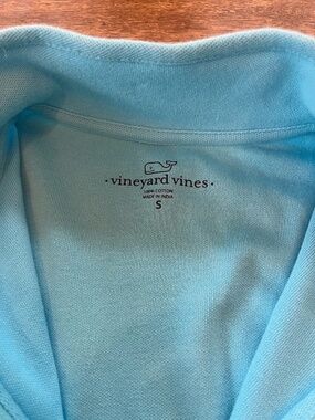 Vineyard Vines Men's Broadfield 1/2 Zip Pullover Size Small Bora Blue NWT